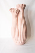 Ceramic Flutted vase  - large