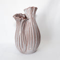 Ceramic Flutted vase  - small