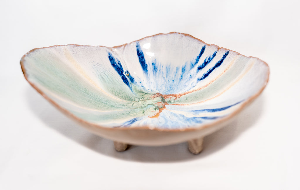 Stoneware Organic Shaped bowl