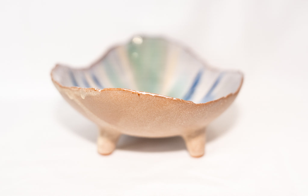 Stoneware Organic Shaped bowl