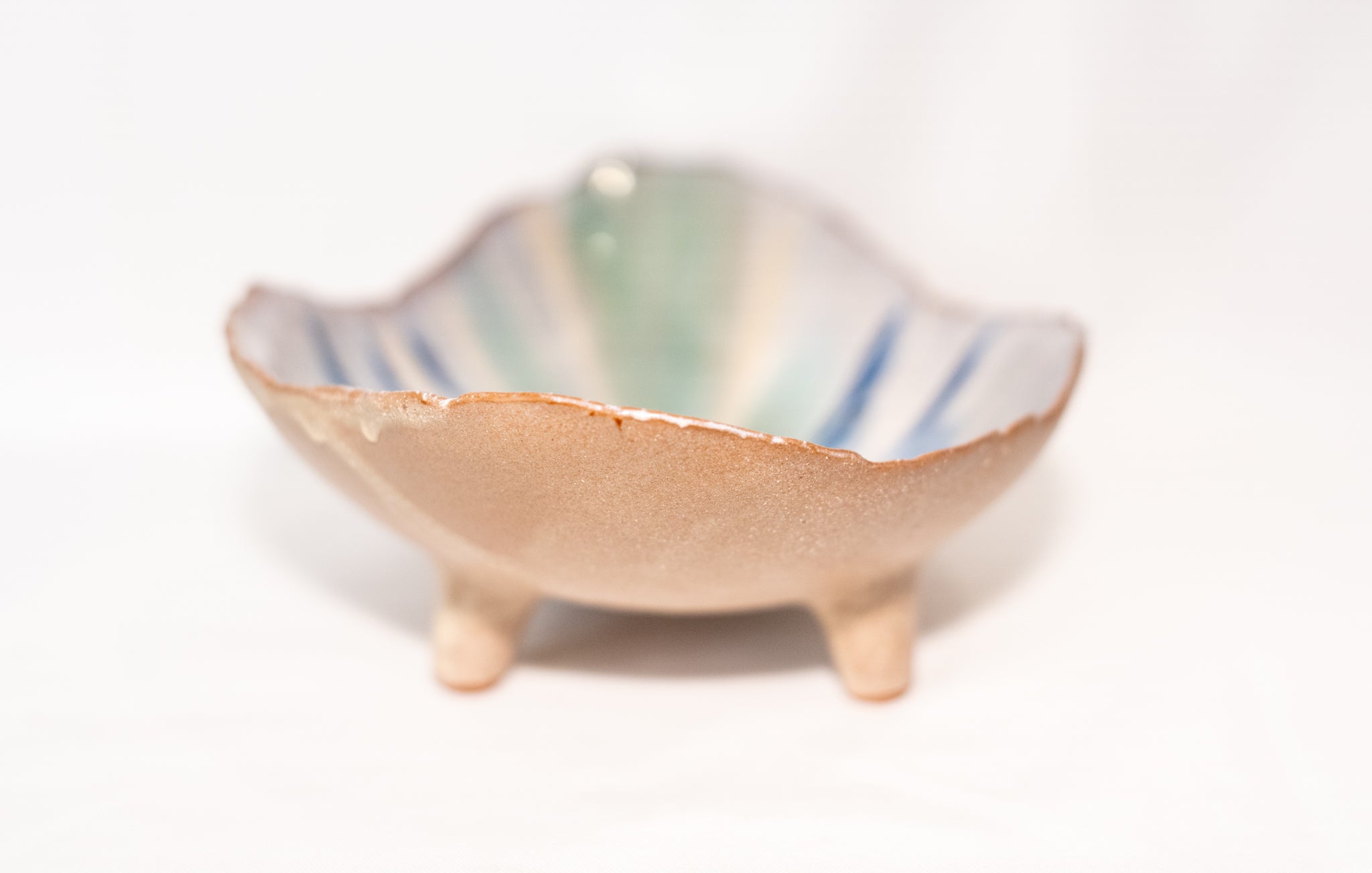 Stoneware Organic Shaped bowl