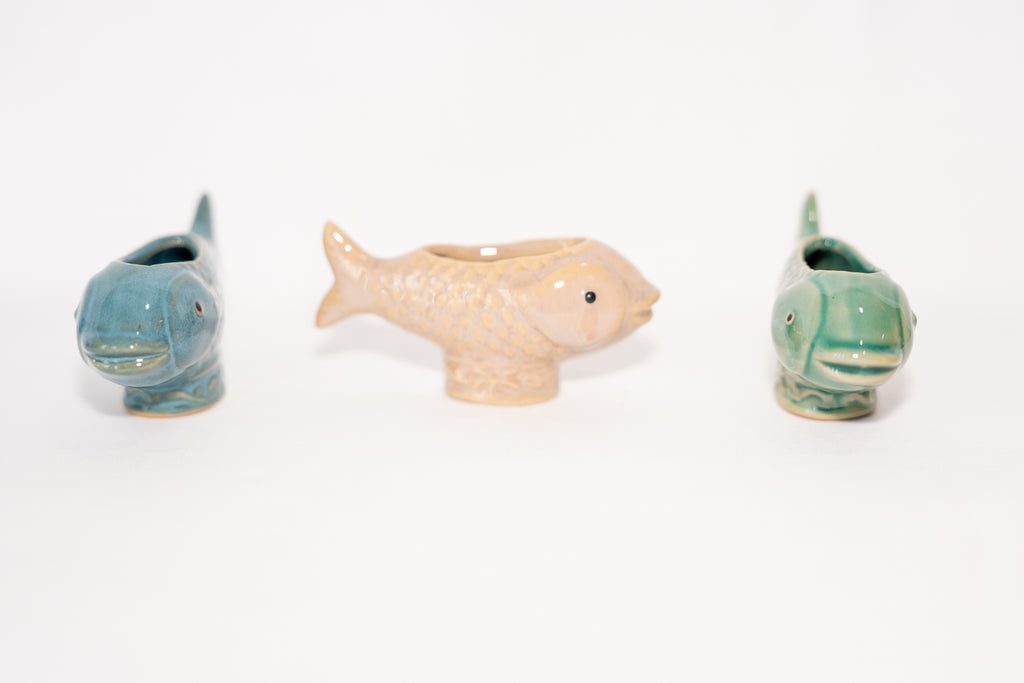 Ceramic Fish Shaped Container
