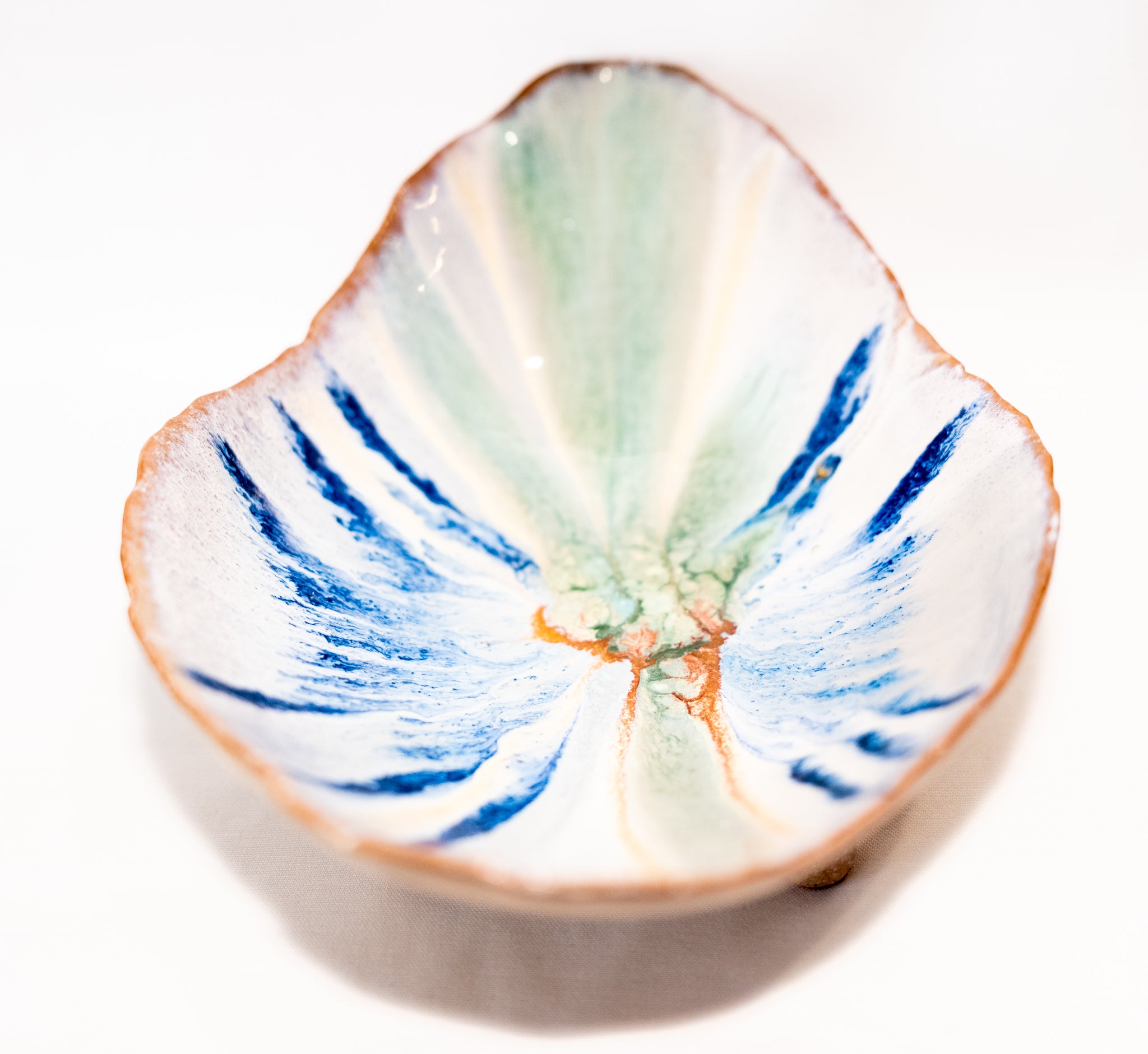 Stoneware Organic Shaped bowl