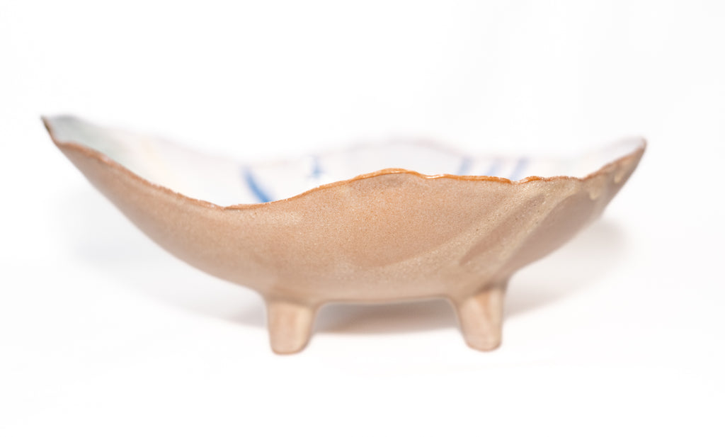 Stoneware Organic Shaped bowl