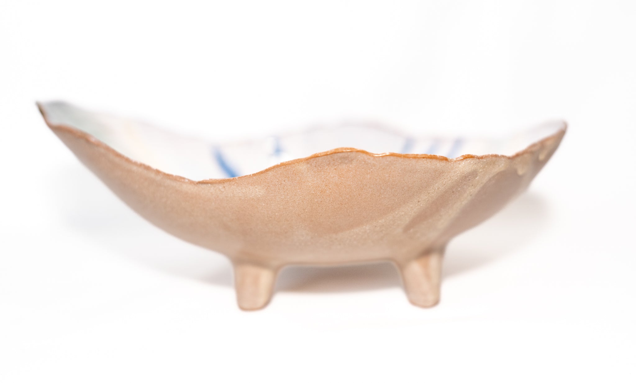Stoneware Organic Shaped bowl